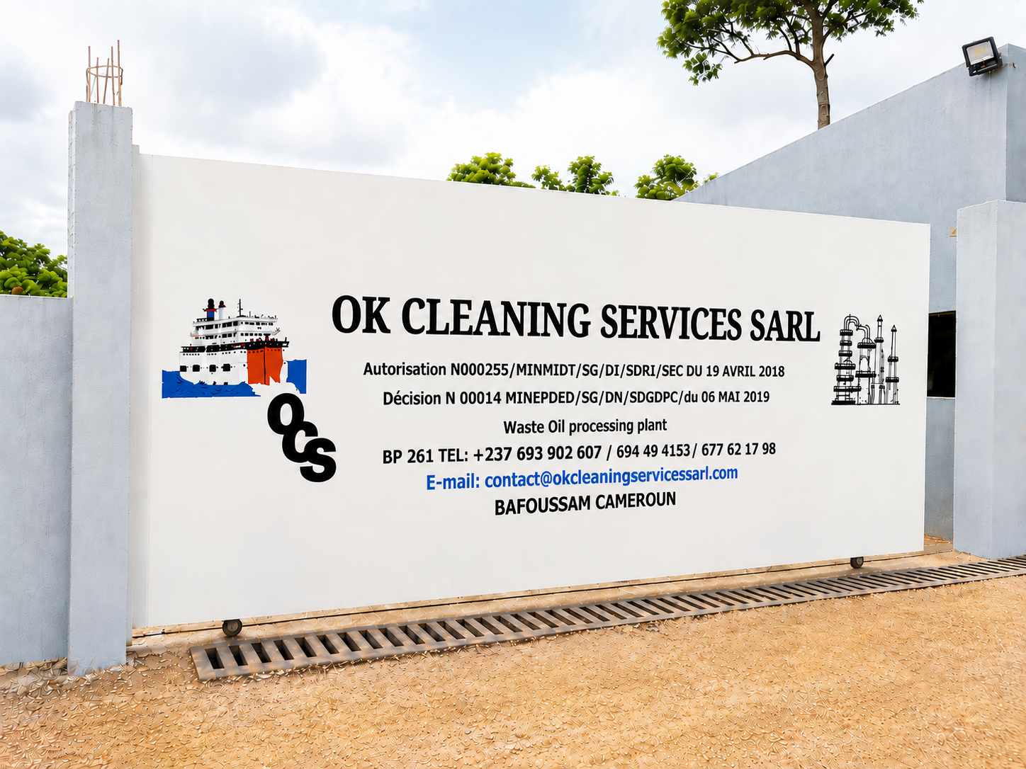 Portail principal de OK Cleaning Services SARL à Bafoussam